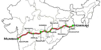 Nagpur Mumbai express highway kort