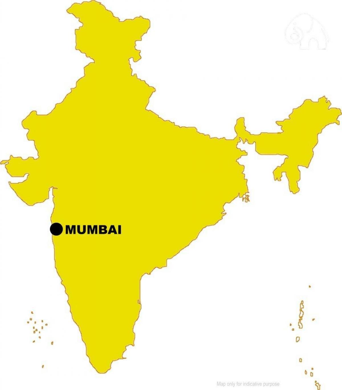 Mumbai på kort