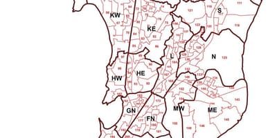 Mumbai kort område klog